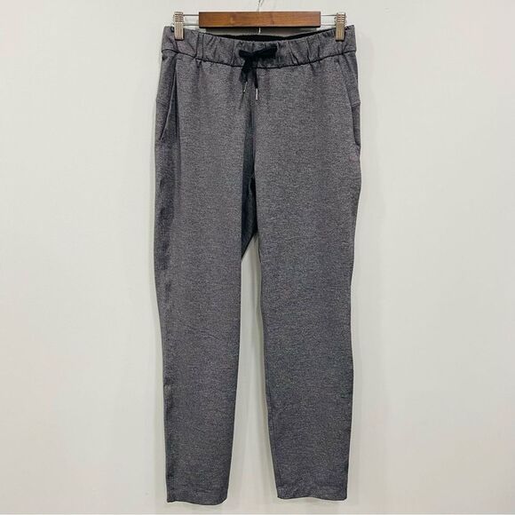 LULULEMON 6 On The Fly Pull On 28" Luxtreme Pants Dark Gray Athleisure Comfort - Picture 1 of 16